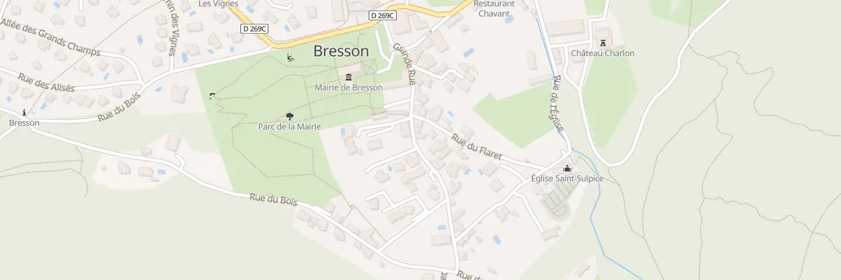 Plan du 18 Gr Grande Rue à Bresson
