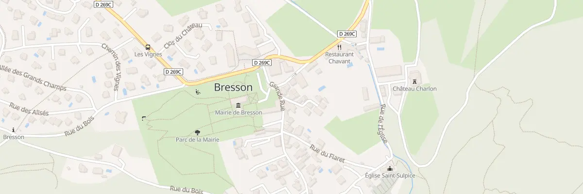Plan du 1 Imp de Monpertuis à Bresson