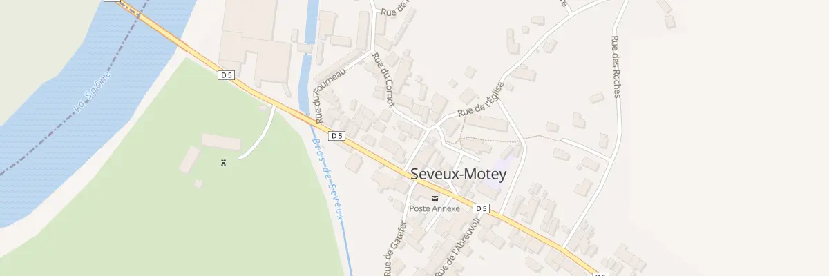 Plan du 5 Rue du Cornot à Seveux-Motey