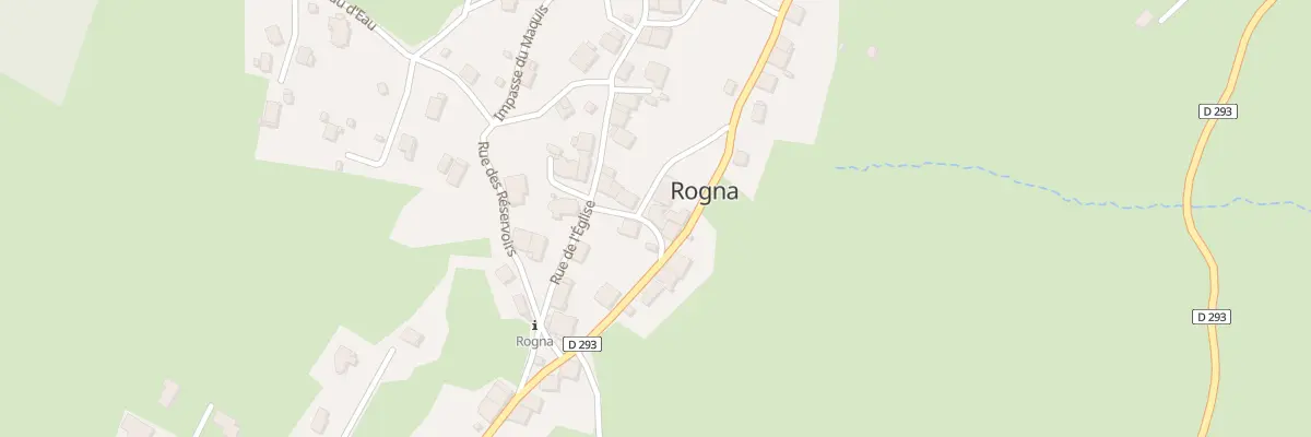 Plan du 2 Rue du Four à Rogna