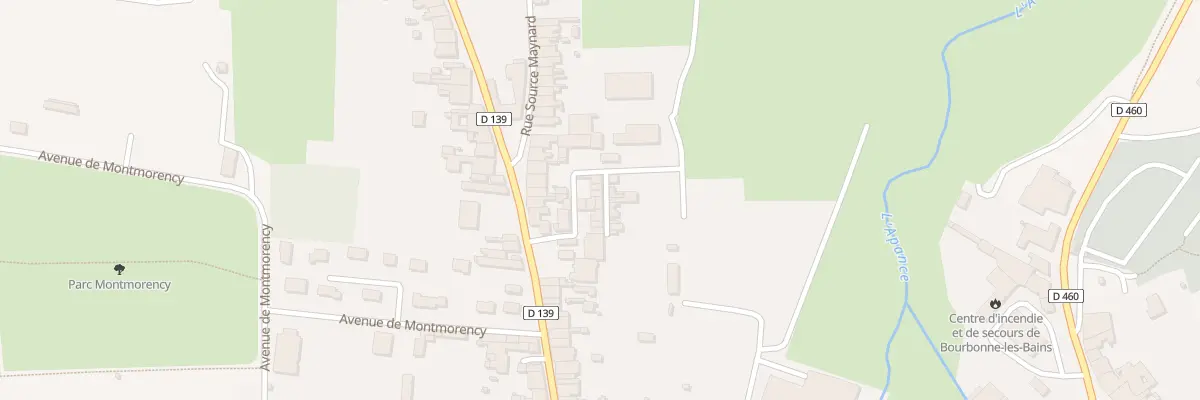 Plan du 14 Vc 1 Ere Cour des Capucins à Bourbonne-les-Bains