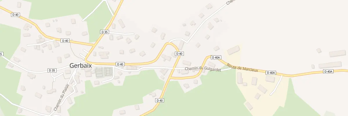 Plan du 280 Rte de Praz Long à Gerbaix