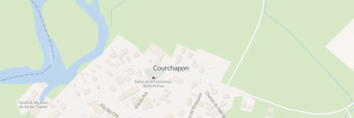 Plan du 4 Gr Grande Rue à Courchapon