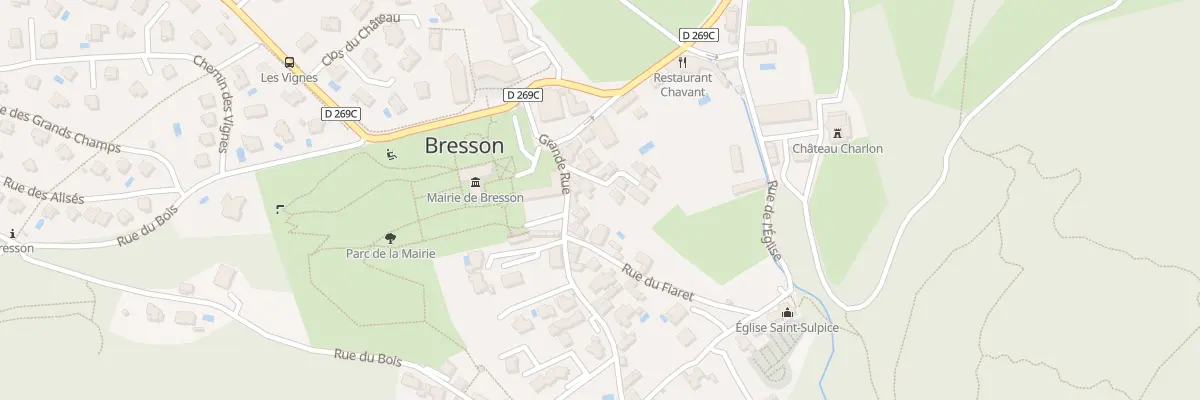 Plan du 2 Imp de Monpertuis à Bresson
