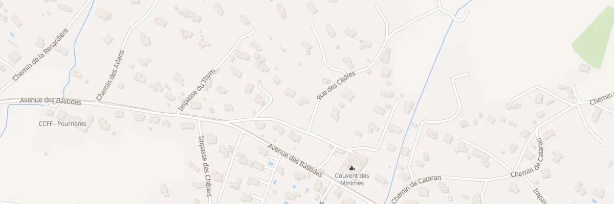 Plan du 9037 Le Couvent à Pourrières