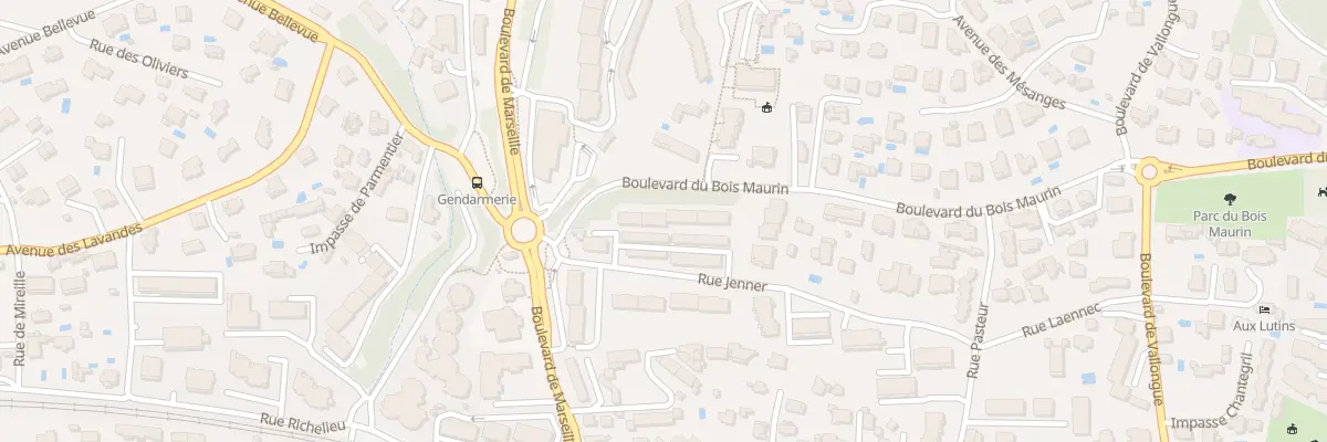 Plan du 5 Rue Jenner à Bandol