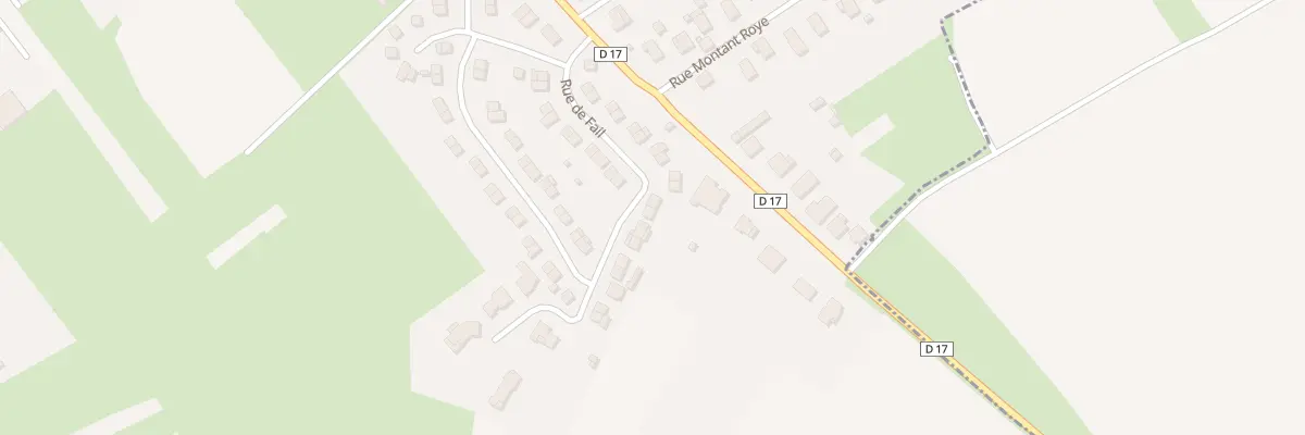 Plan du 40 Rue de Fail à Cutry