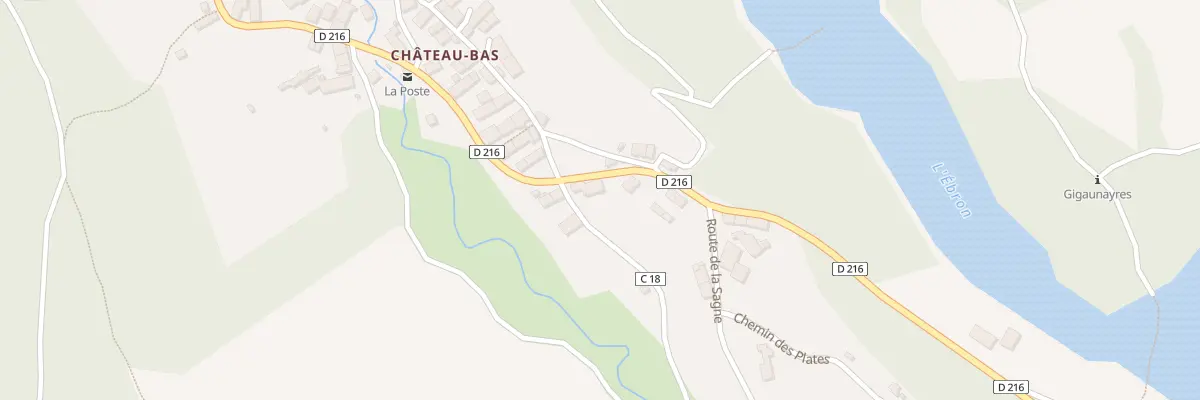 Plan du 5071 Chateau Bas à Tréminis