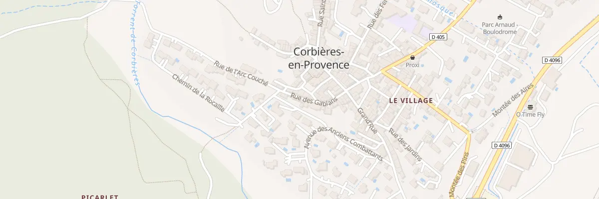 Plan du 21 Rue des Gabians à Corbières-en-Provence