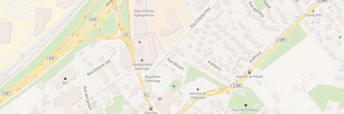 Plan du 8 Rue Charles Piot à Eybens