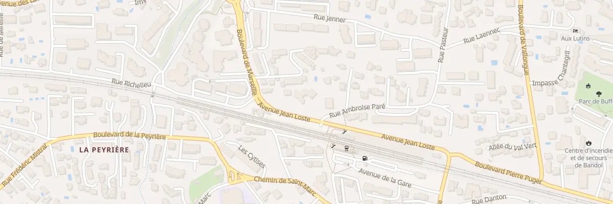 Plan du 3 Rue Ambroise Pare à Bandol