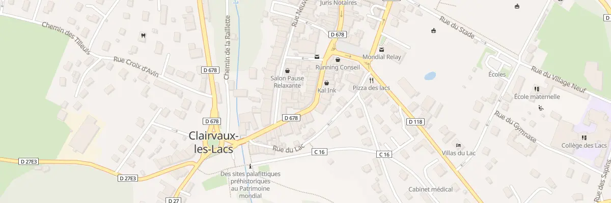 Plan du 82 Grande Rue à Clairvaux-les-Lacs