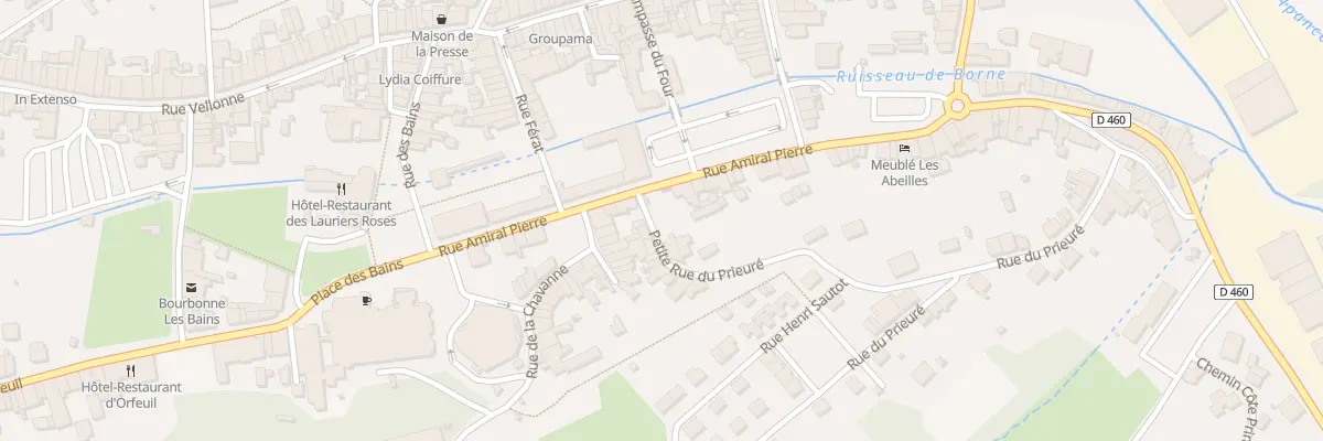 Plan du 28 Rue Amiral Pierre à Bourbonne-les-Bains