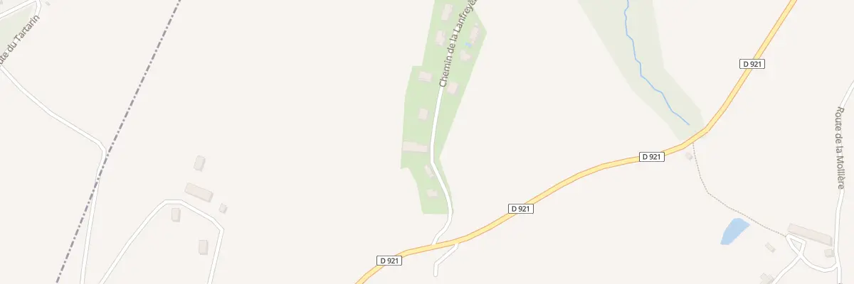 Plan du 109 Che de la Lanfreyère à Saint-Pierre-de-Genebroz