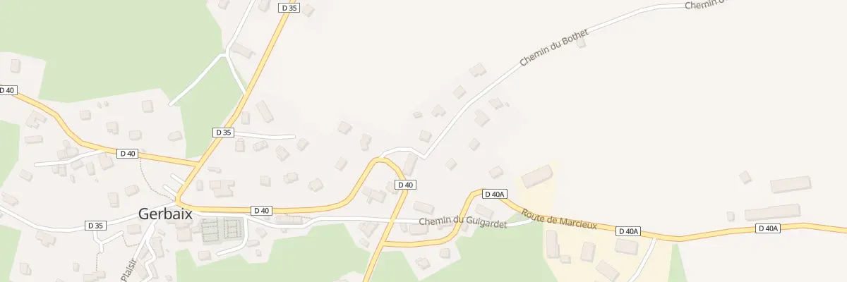 Plan du 49 Che du Bothet à Gerbaix