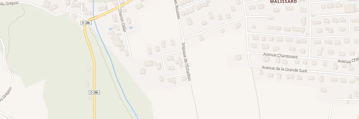 Plan du 1 Rue de l’Echaillon à Entre-deux-Guiers