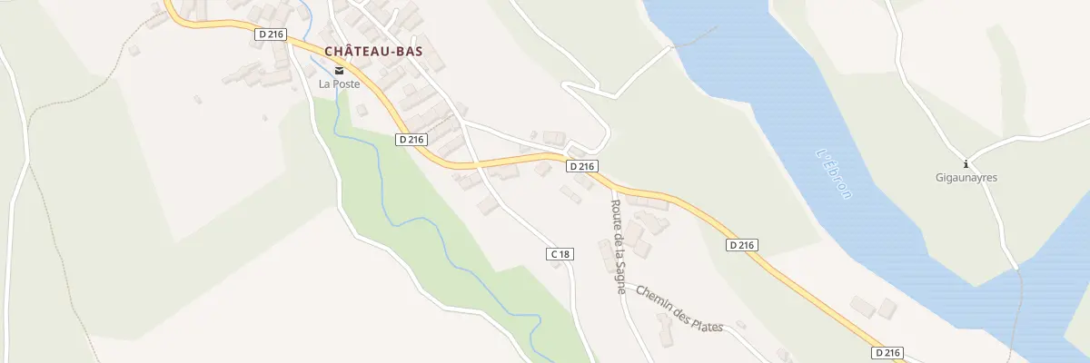 Plan du 5072 Chateau Bas à Tréminis