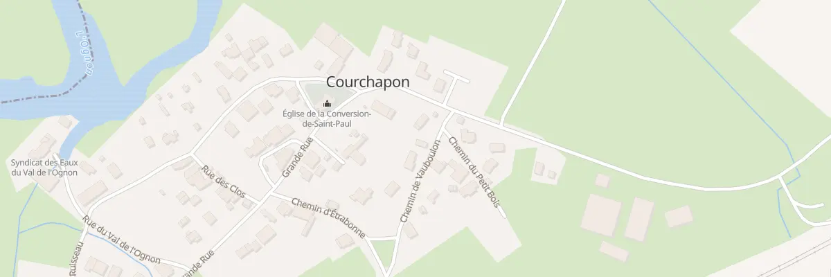 Plan du 2B Che de Vauboulon à Courchapon