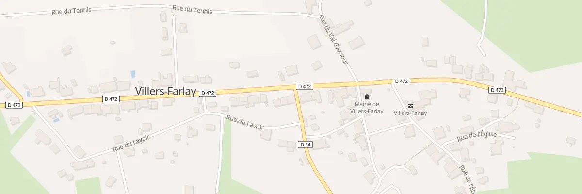 Plan du 40 Rte Louis Pasteur à Villers-Farlay