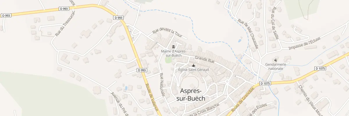 Plan du 251 Grande Rue à Aspres-sur-Buëch