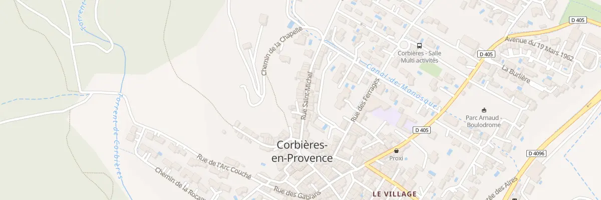 Plan du 17 Rue Saint Michel à Corbières-en-Provence