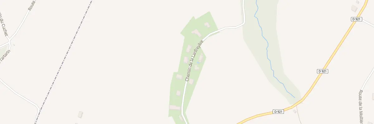 Plan du 247 Chem de la Lanfreyère à Saint-Pierre-de-Genebroz