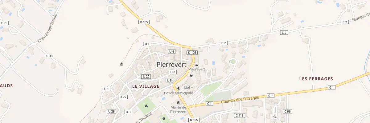 Plan du 15 Rue de la Frache à Pierrevert