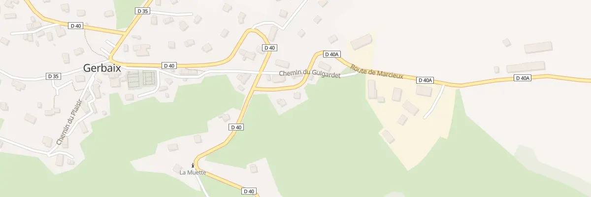 Plan du 68 Rte de Marcieux à Gerbaix