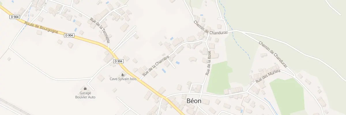Plan du 8 Rue de la Charrière à Culoz-Béon