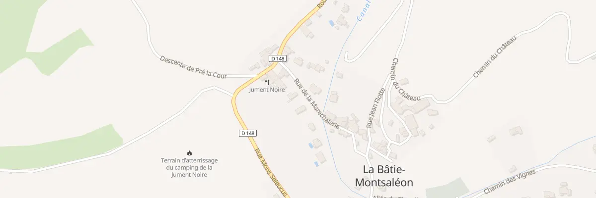 Plan du 58 Rue de la Maréchalerie à La Bâtie-Montsaléon