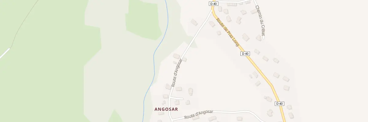 Plan du 157 Rte d’Angosar à Gerbaix