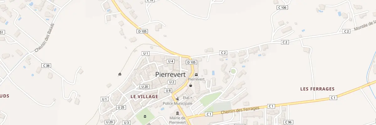 Plan du 4 Crs de la Libération à Pierrevert