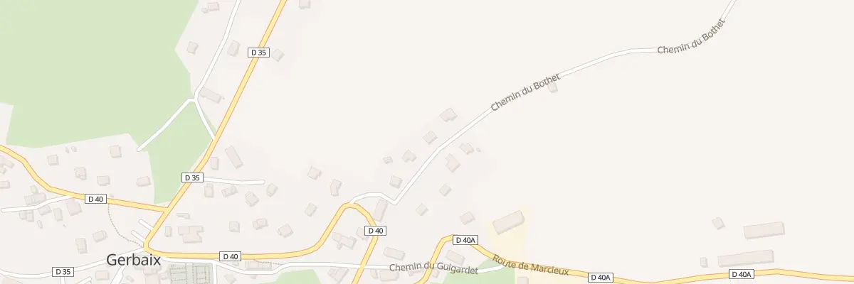 Plan du 117 Chem du Bothet à Gerbaix