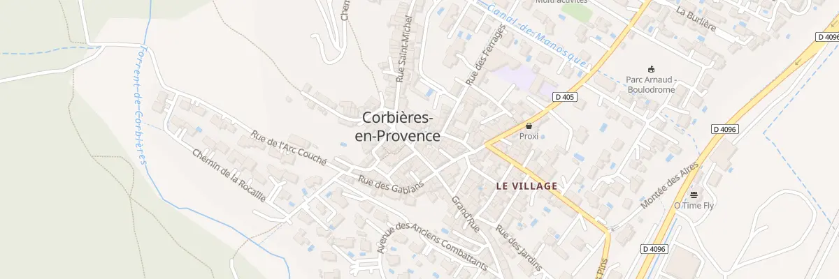 Plan du 5173 Le Village à Corbières-en-Provence