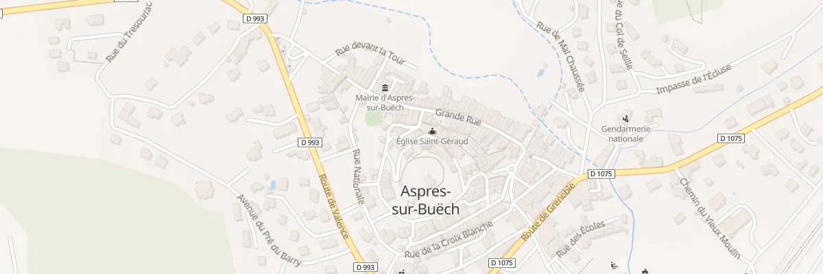 Plan du 110 Rue du Presbytère à Aspres-sur-Buëch