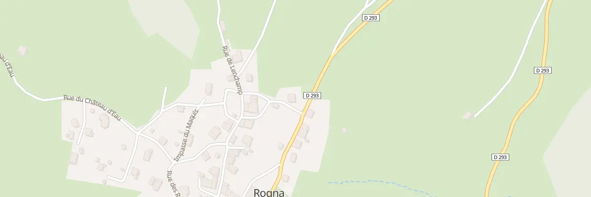 Plan du 3 Rue du Haut du Village à Rogna