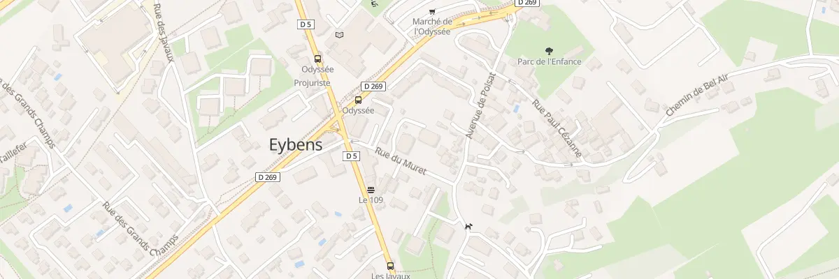 Plan du 9 Rue du Muret à Eybens