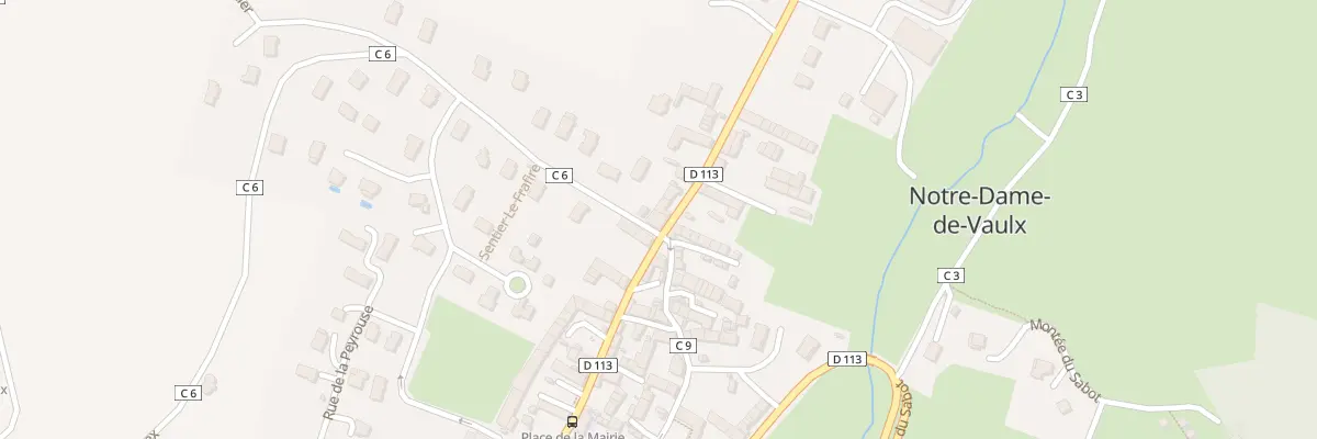 Plan du 19 Rte des Quatre Fontaines à Notre-Dame-de-Vaulx