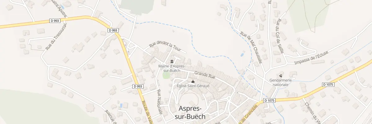 Plan du 5189 Gr Grande Rue à Aspres-sur-Buëch