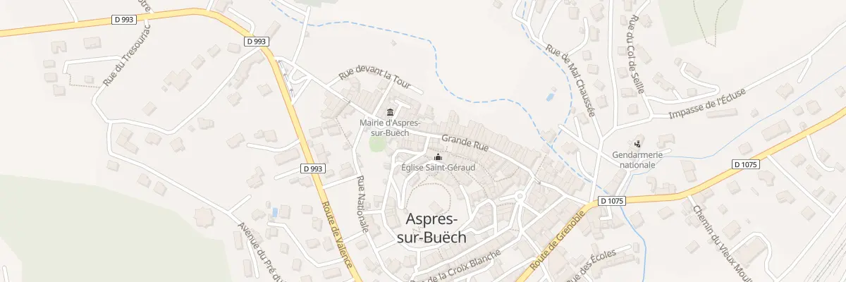Plan du 5228 Gr Grande Rue à Aspres-sur-Buëch