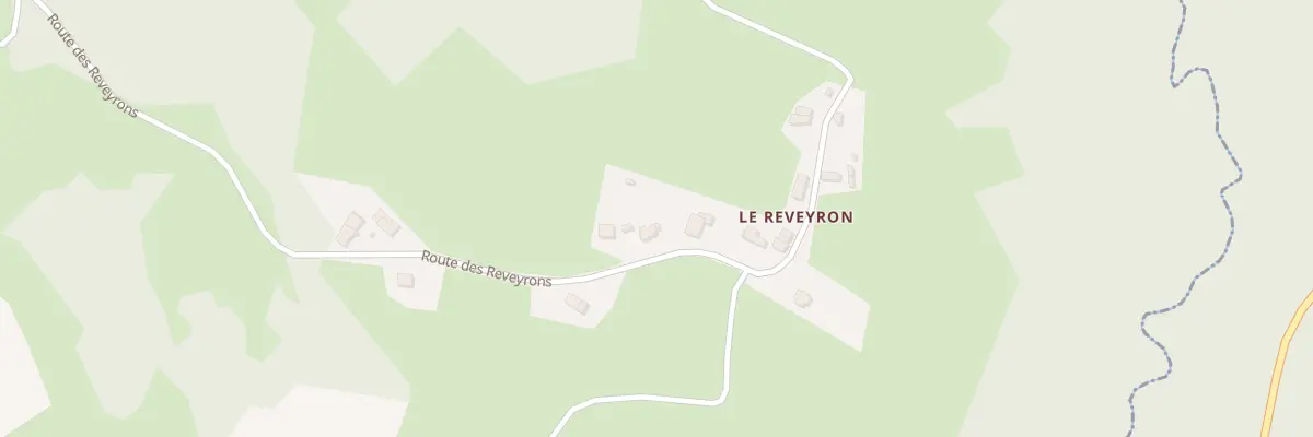Plan du 603 Rte des Reveyrons à Saint-Pierre-d’Alvey