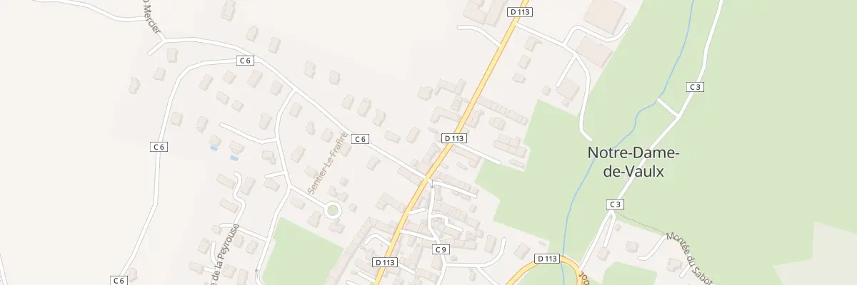 Plan du 15 Rte des Quatre Fontaines à Notre-Dame-de-Vaulx