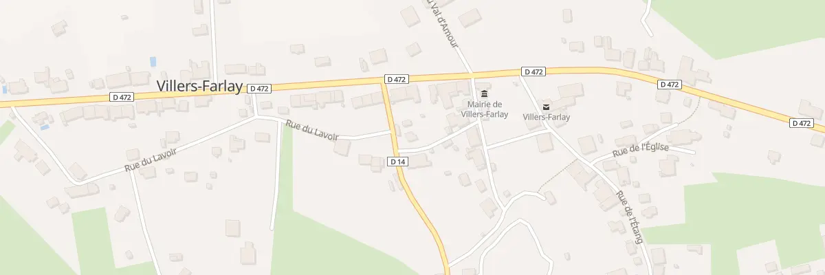 Plan du 1 Rue Louis-Joseph Horiot à Villers-Farlay