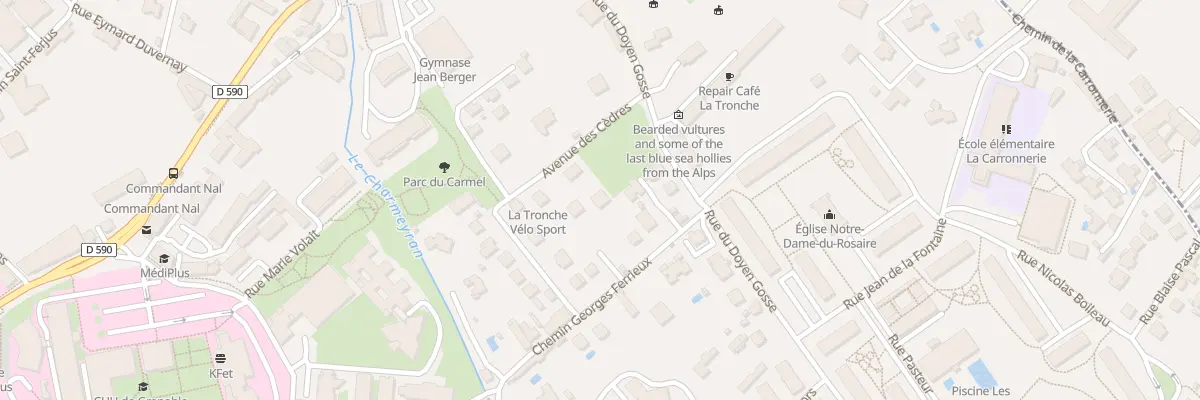 Plan du 6B Rue Georges Ferrieux à La Tronche