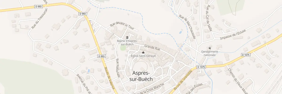 Plan du 5130 Gr Grande Rue à Aspres-sur-Buëch