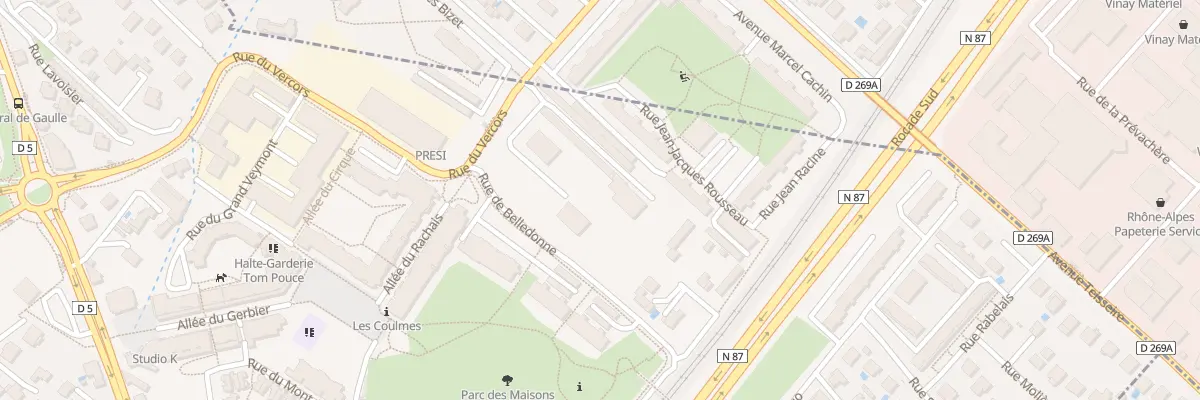 Plan du 36 Rue du Vercors à Eybens