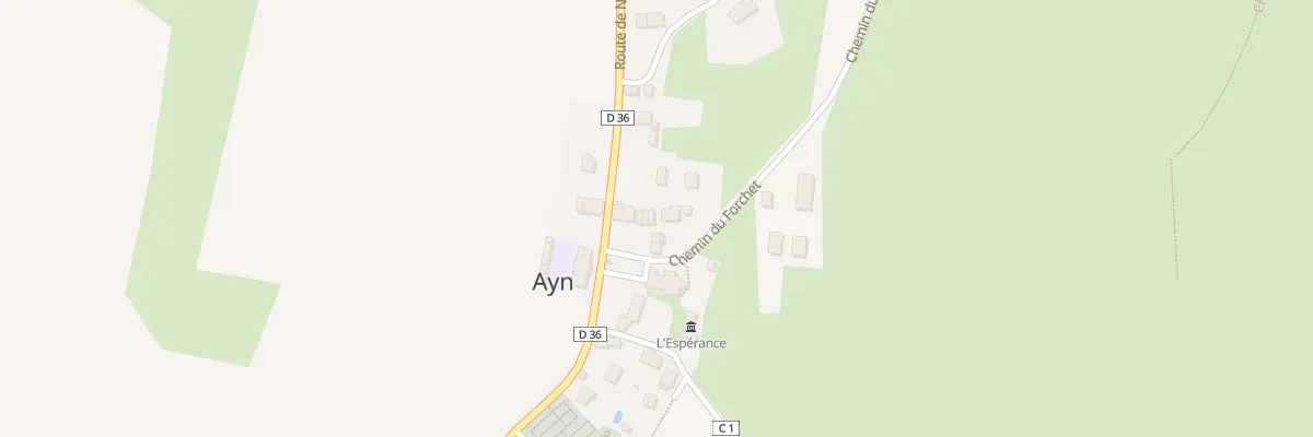 Plan du 55C Pl de l’Église à Ayn