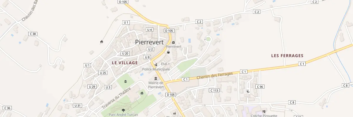 Plan du 1 Tra du Micocoulier à Pierrevert