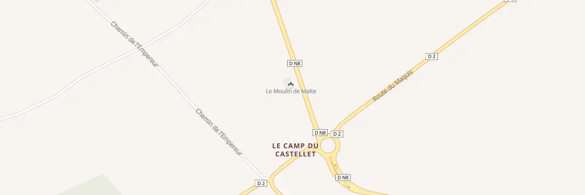 Plan du 5648 Les Plaines au Castellet