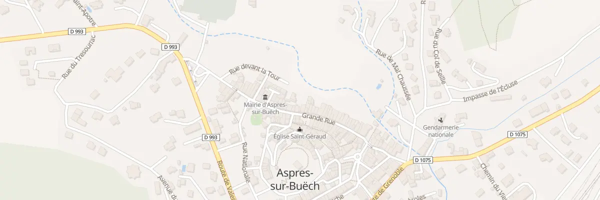 Plan du 5184 Gr Grande Rue à Aspres-sur-Buëch